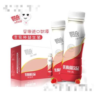 飲料代理酷我飲料乳酸菌飲品飲料238ml草莓味