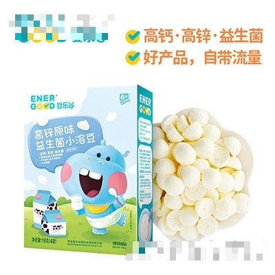 嬰樂谷高鈣原味益生菌小溶豆18g×4袋