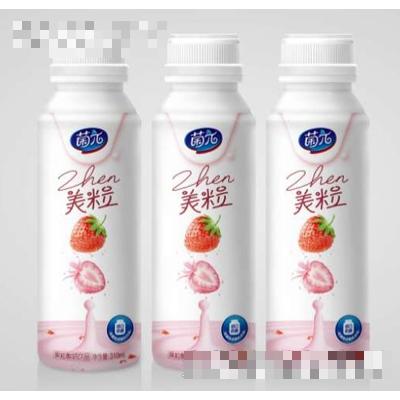菌兀美粒草莓味果粒酸奶飲品310ml