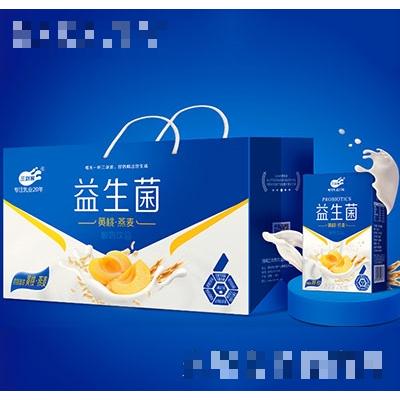三劍客益生菌黃桃燕麥酸奶飲品