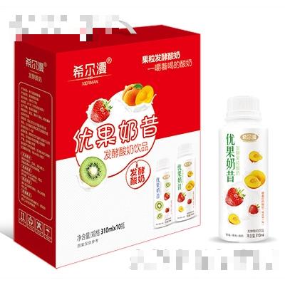 希爾漫優(yōu)果奶昔酸奶飲品310mlx10瓶