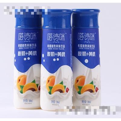 嗒詩咪黃桃果粒酸奶
