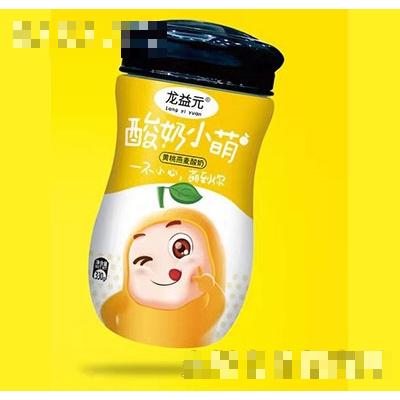 龍益元酸奶小萌黃桃燕麥酸奶