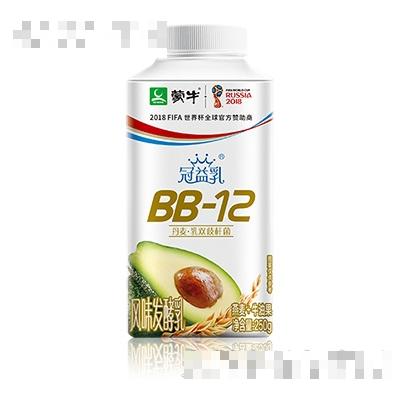 蒙牛冠益乳BB-12發酵乳燕麥牛油果口味