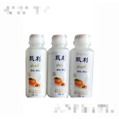 甄利黃桃果粒酸奶飲品310ml