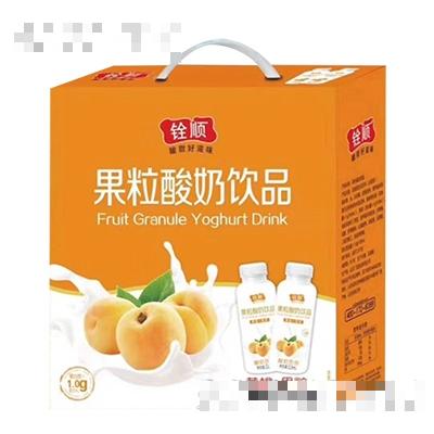 銓順果粒酸奶飲品黃桃310mlx10瓶