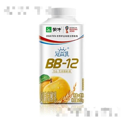 蒙牛冠益乳BB-12發酵乳燕麥黃桃口味
