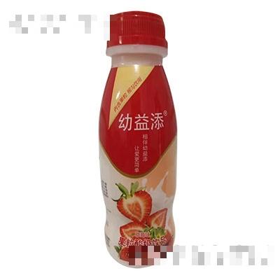 幼益添果粒酸奶草莓味350ml