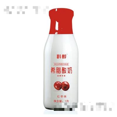 斟醇希臘酸奶紅棗味1L