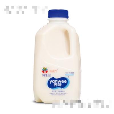 喜盈門養味發酵型酸奶桶裝原味1kg