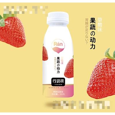 行動派果蔬乳酸菌草莓味350g