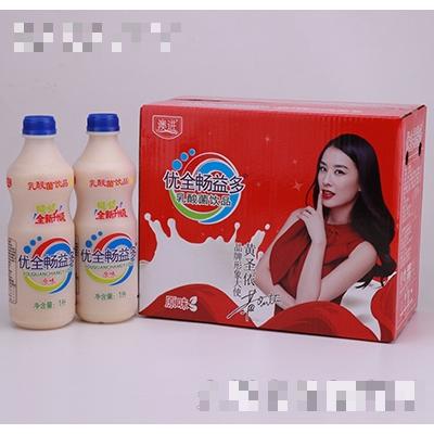 優(yōu)全暢益多乳酸菌原味1L