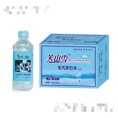 關山雪無汽蘇打水飲料360mlX12瓶