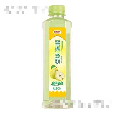 歡怡佳雪梨蘇打水400ml