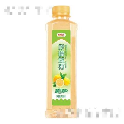 歡怡佳檸檬蘇打水400ml