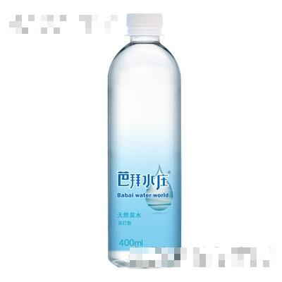 芭拜水莊天然泉水蘇打水400ml