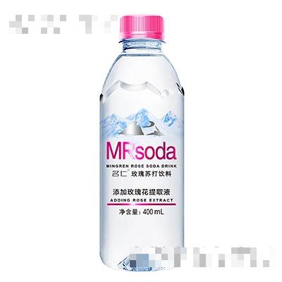 名仁玫瑰蘇打飲料400ml