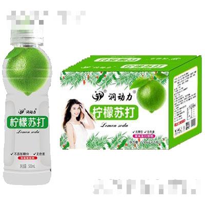 潤動力檸檬蘇打500ml