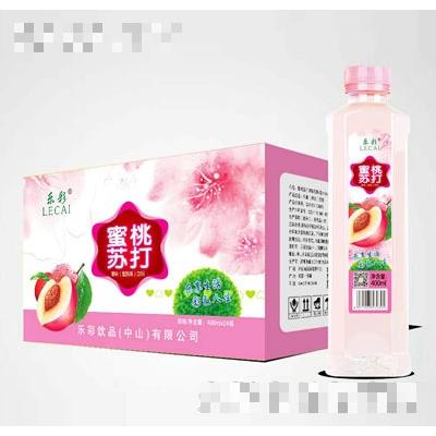 樂彩蜜桃蘇打400mlX24瓶