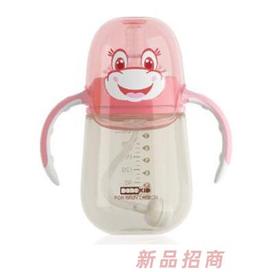 多了趣嗨皮派PPSU奶瓶紅色