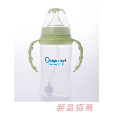 唯昵貝貝WA39寬口PP奶瓶綠色300ml