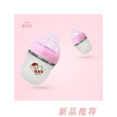 BENLE貝恩樂廣口徑仿真母乳實感硅膠奶瓶160ML