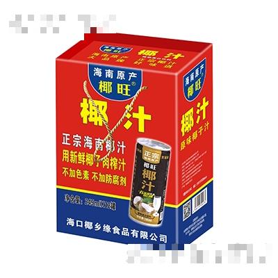 椰旺正宗海南椰子汁245mlx12瓶
