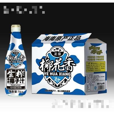 椰花香生榨椰子汁1kgx6瓶