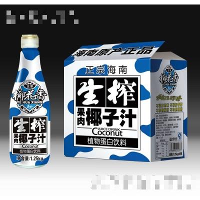 椰花香生榨椰子汁1.25kgx6瓶