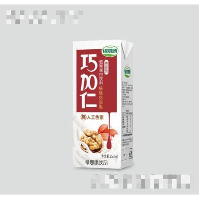 綠思康巧加仁核桃花生乳250mlg