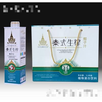 泰式生榨椰子汁1Lx6盒