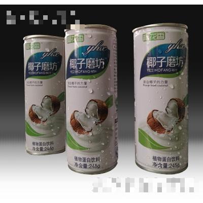 椰子磨坊拉罐245g實物圖