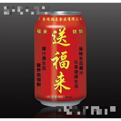 送福來生態(tài)椰子汁飲料330ml