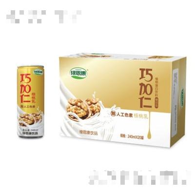 綠思康巧加仁核桃乳240mlX20