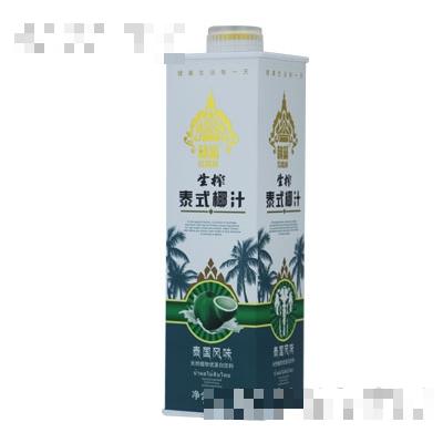 韓巢風尚生榨泰式椰汁1L