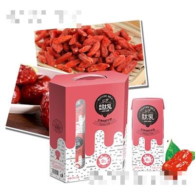 歸一森林肽乳紅棗枸杞牛奶250mlx12盒