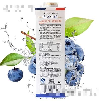 多維佳法式鮮榨椰汁飲料背面1L