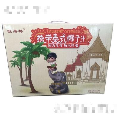 旺果林熱帶泰式椰子奶245毫升x12瓶