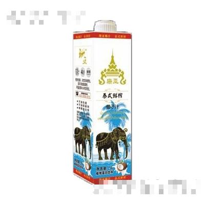 珊亞泰式鮮榨椰子汁1L