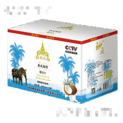 珊亞泰式鮮榨椰子汁600mlx15瓶
