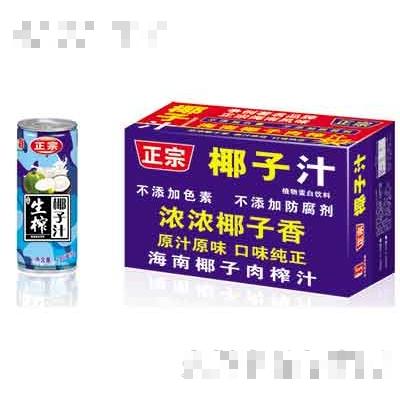 正宗椰子汁箱240mlx20罐