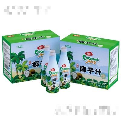 椰旺正宗海南原味椰子汁1Lx8瓶