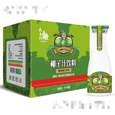 大馬邦椰子汁1Lx6瓶（大口瓶）