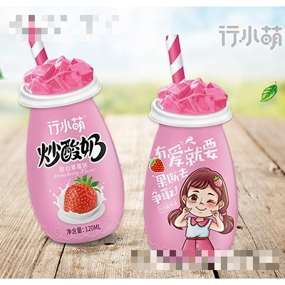 行小萌炒酸奶草莓味120ml
