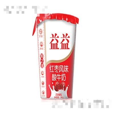 益益紅棗風味酸牛奶