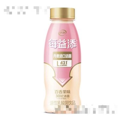伊利每益添百香果味乳酸菌飲品350ml