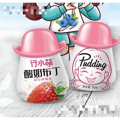 行小萌酸奶布丁草莓味95ml