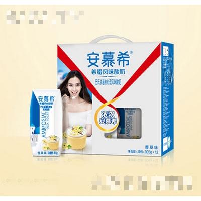 安慕希希臘酸奶香草味