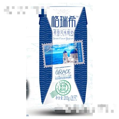 銀橋瑞希有機酸奶常溫原味酸牛奶205g