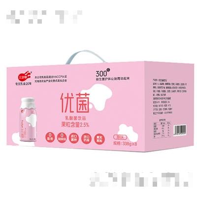 三劍客優菌乳酸菌飲品原味338gx8